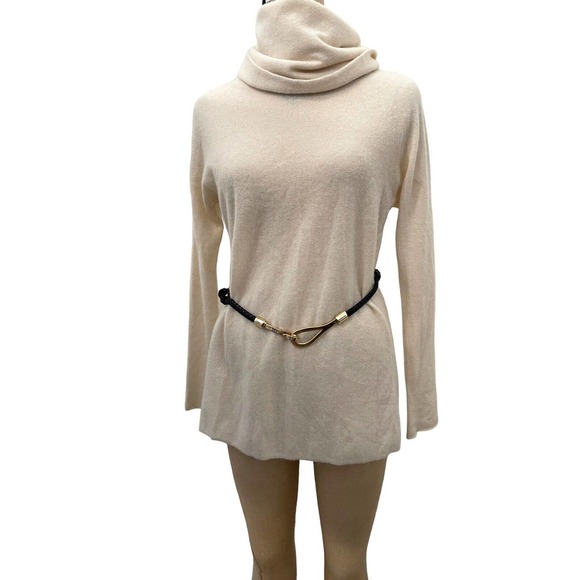 Anne Klein Latch Hook Gold Tone Braided Black Rope Leather‎ Adjustable ONE SIZE - Picture 7 of 7